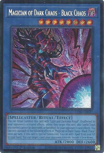 Magician of Dark Chaos - Black Chaos (Secret Rare) - Chaos Origins Yu-Gi-Oh! spoiler
