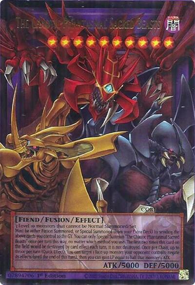 The Chaotic Phantasmal Sacred Beasts - Chaos Origins Yu-Gi-Oh! spoiler