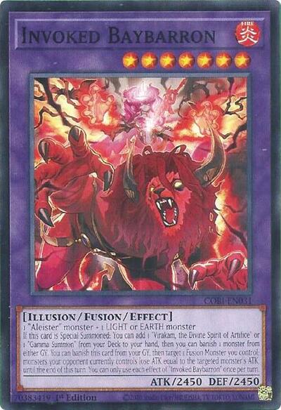 Invoked Baybarron - Chaos Origins Yu-Gi-Oh! spoiler