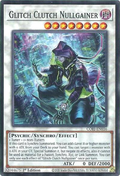 Glitch Clutch Nullgainer - Chaos Origins Yu-Gi-Oh! spoiler