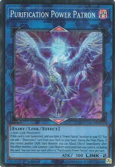 Purification Power Patron - Chaos Origins Yu-Gi-Oh! spoiler