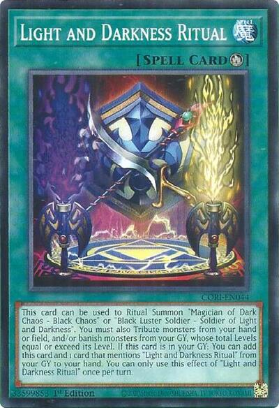 Light and Darkness Ritual - Chaos Origins Yu-Gi-Oh! spoiler