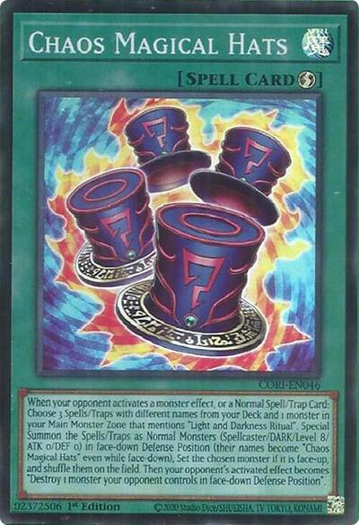 Chaos Magical Hats - Chaos Origins Yu-Gi-Oh! spoiler