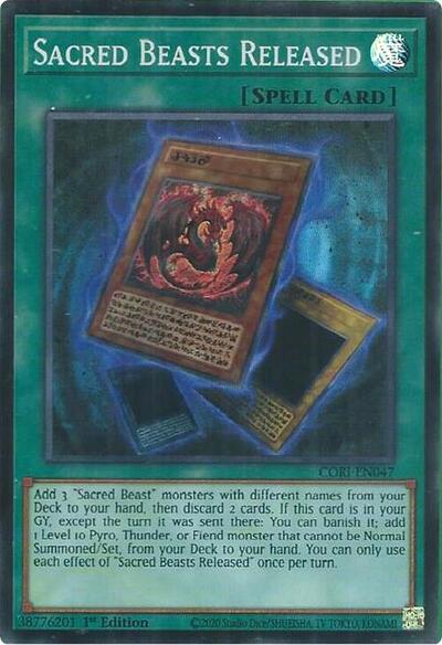 Sacred Beasts Released - Chaos Origins Yu-Gi-Oh! spoiler