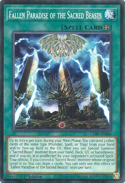 Fallen Paradise of the Sacred Beasts - Chaos Origins Yu-Gi-Oh! spoiler