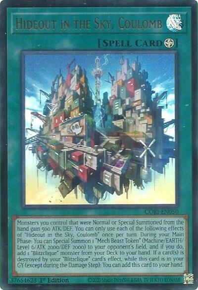 Hideout in the Sky, Coulomb - Chaos Origins Yu-Gi-Oh! spoiler