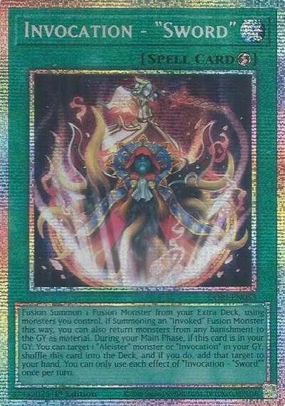 Invocation - "Sword" (Starlight Rare) - Chaos Origins Yu-Gi-Oh! spoiler