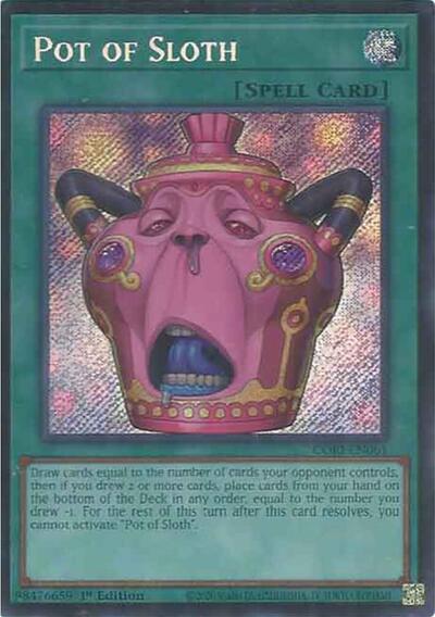 Pot of Sloth - Chaos Origins Yu-Gi-Oh! spoiler