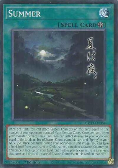Summer - Chaos Origins Yu-Gi-Oh! spoiler