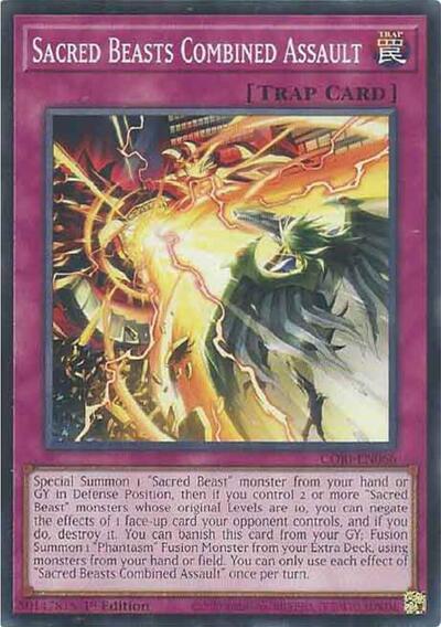 Sacred Beasts Combined Assault - Chaos Origins Yu-Gi-Oh! spoiler
