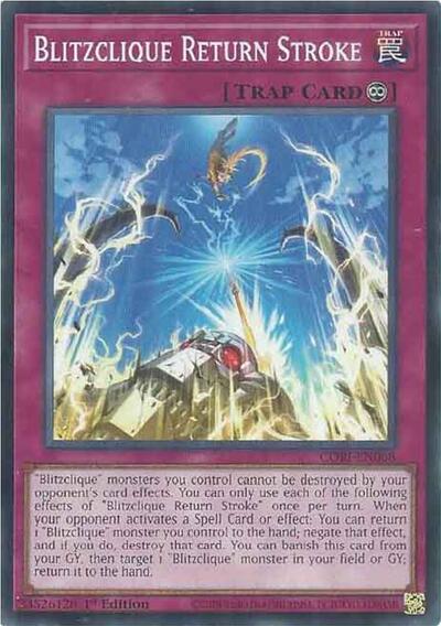 Blitzclique Return Stroke - Chaos Origins Yu-Gi-Oh! spoiler