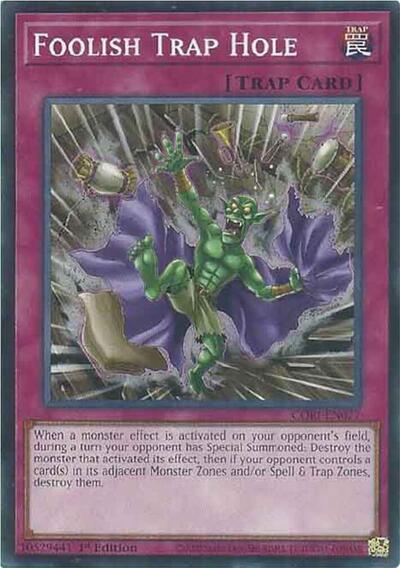 Foolish Trap Hole - Chaos Origins Yu-Gi-Oh! spoiler