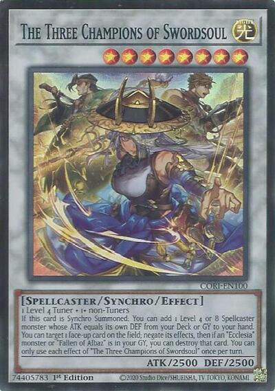 The Three Champions of Swordsoul - Chaos Origins Yu-Gi-Oh! spoiler
