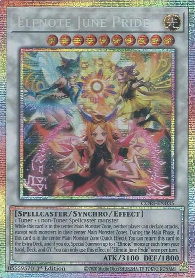 Elfnote June Pride (Starlight Rare) - Chaos Origins Yu-Gi-Oh! spoiler