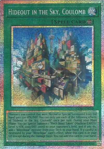 Hideout in the Sky, Coulomb (Starlight Rare) - Chaos Origins Yu-Gi-Oh! spoiler