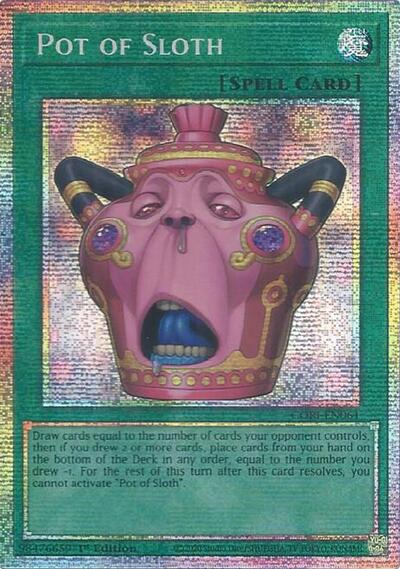 Pot of Sloth (Starlight Rare) - Chaos Origins Yu-Gi-Oh! spoiler