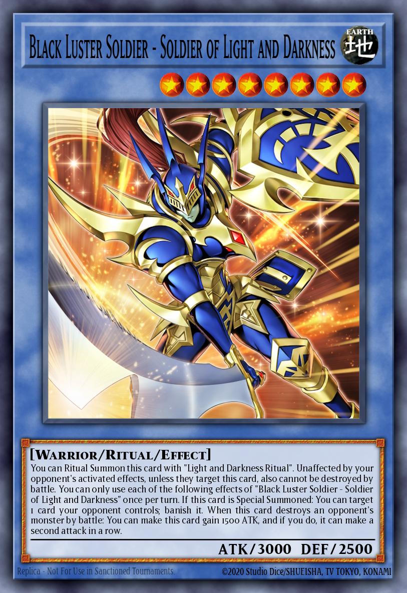 Black Luster Soldier - Soldier of Light and Darkness - Chaos Origins Yu-Gi-Oh! spoiler