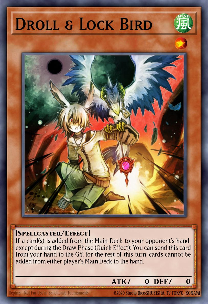 Droll & Lock Bird (LAVD-ENO01) - Legendary Arc-V Decks Yu-Gi-Oh! spoiler
