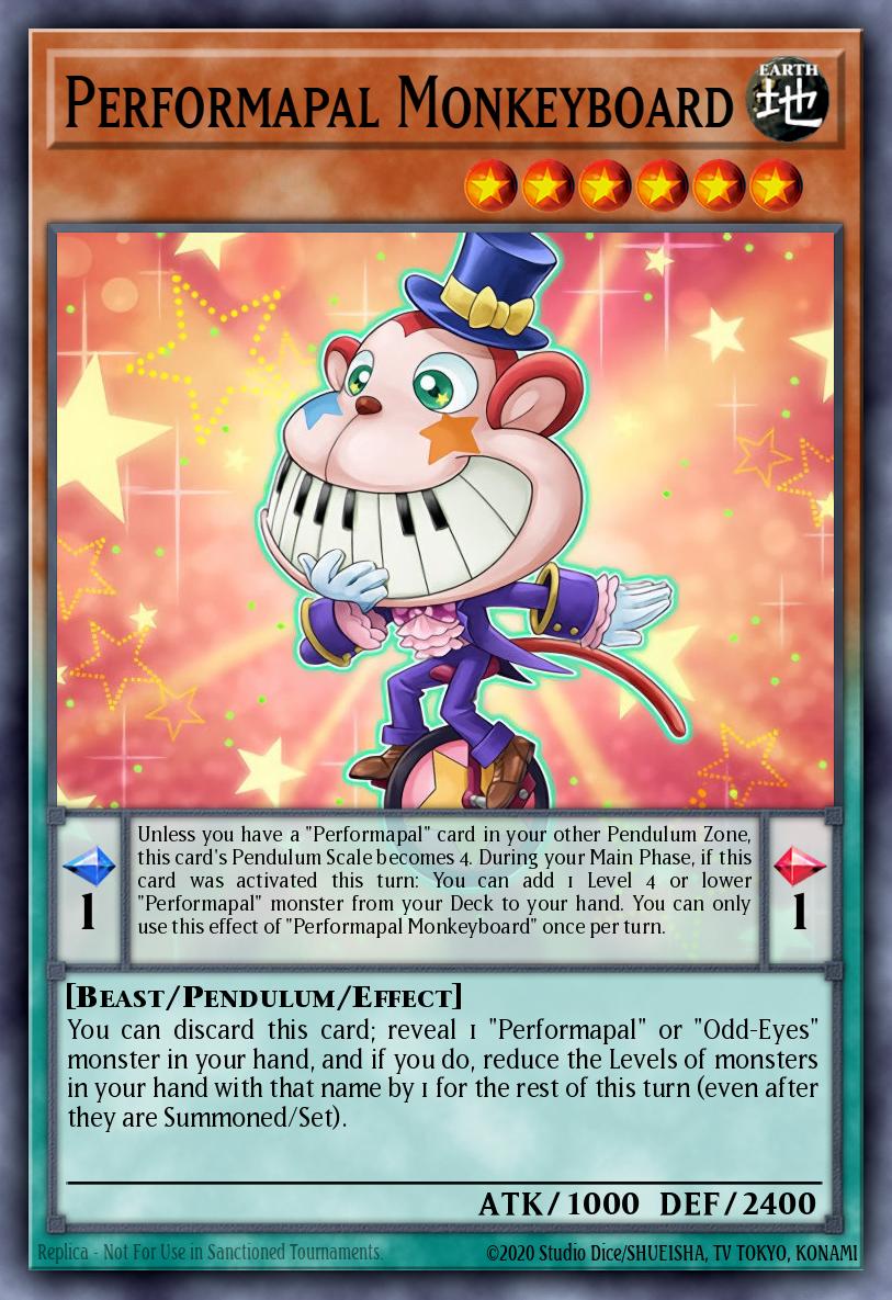 Performapal Monkeyboard - Legendary Arc-V Decks Yu-Gi-Oh! spoiler