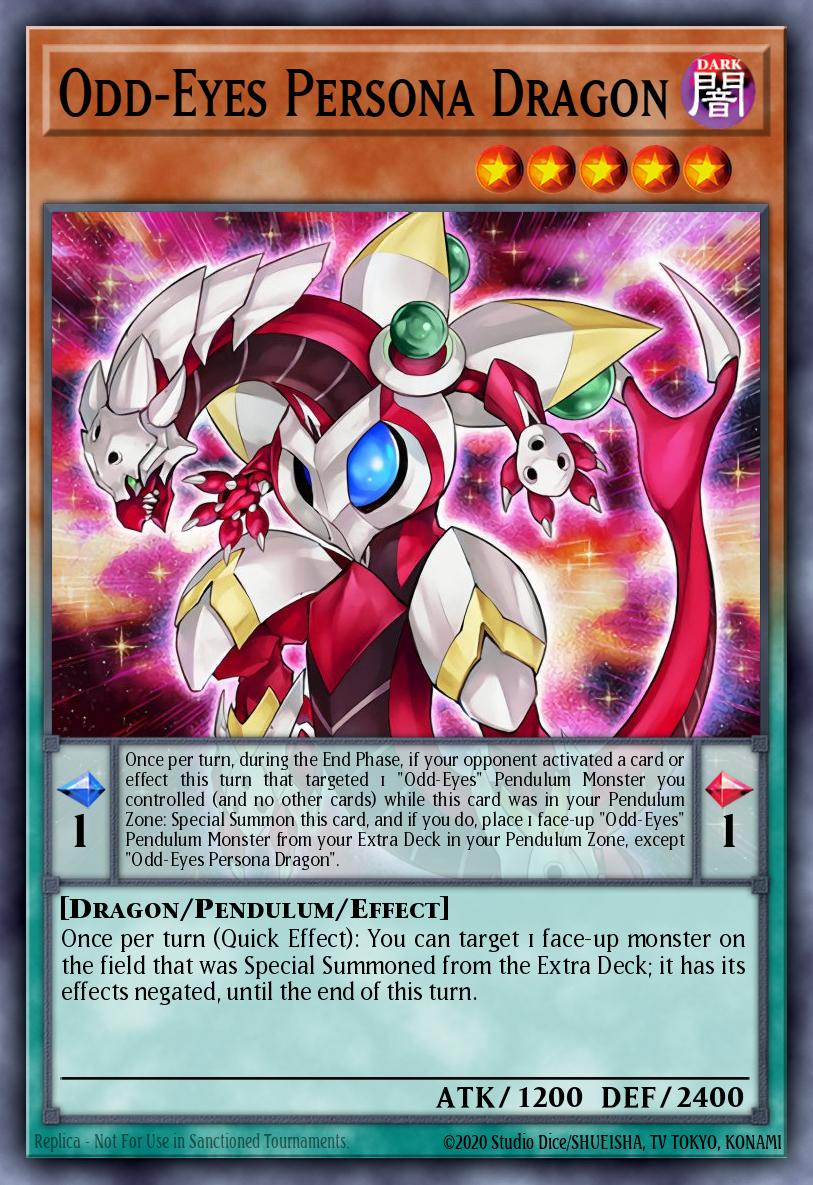 Odd-Eyes Persona Dragon - Legendary Arc-V Decks Yu-Gi-Oh! spoiler