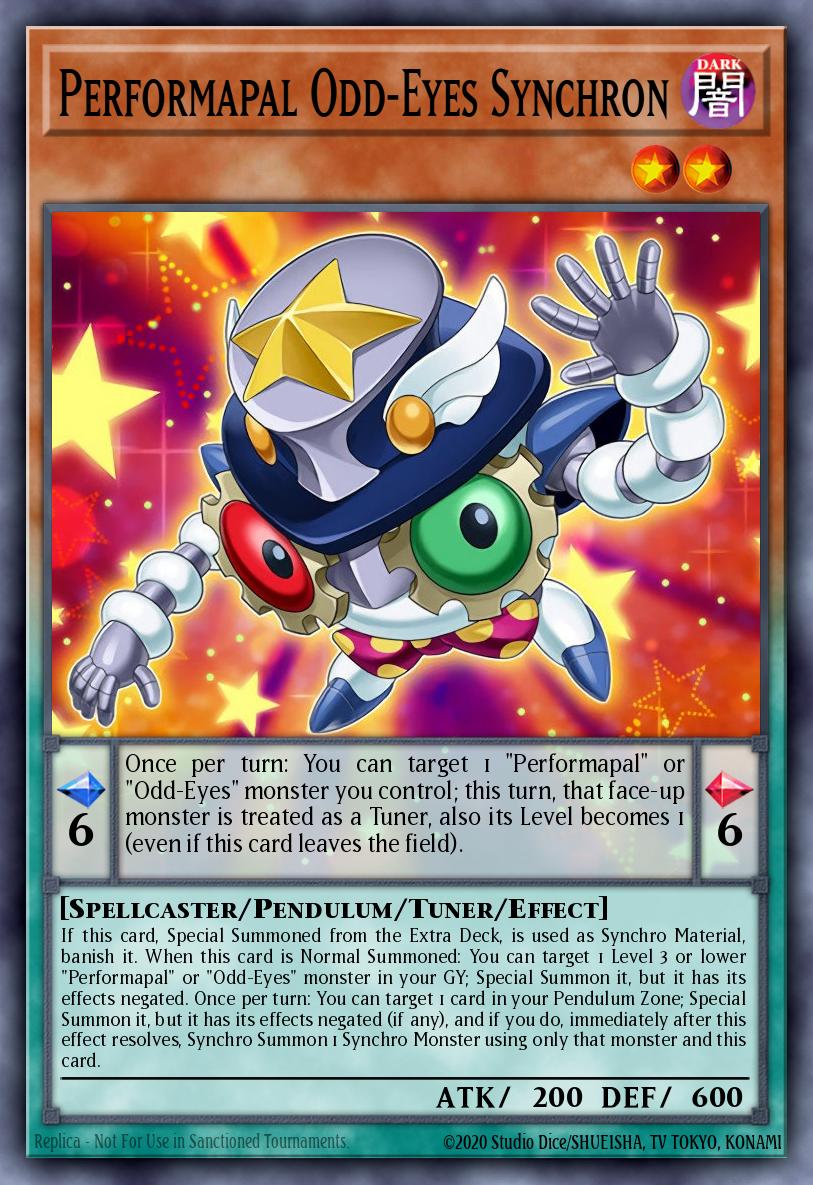 Performapal Odd-Eyes Synchron - Legendary Arc-V Decks Yu-Gi-Oh! spoiler