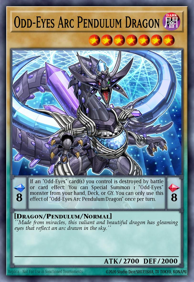 Odd-Eyes Arc Pendulum Dragon - Legendary Arc-V Decks Yu-Gi-Oh! spoiler