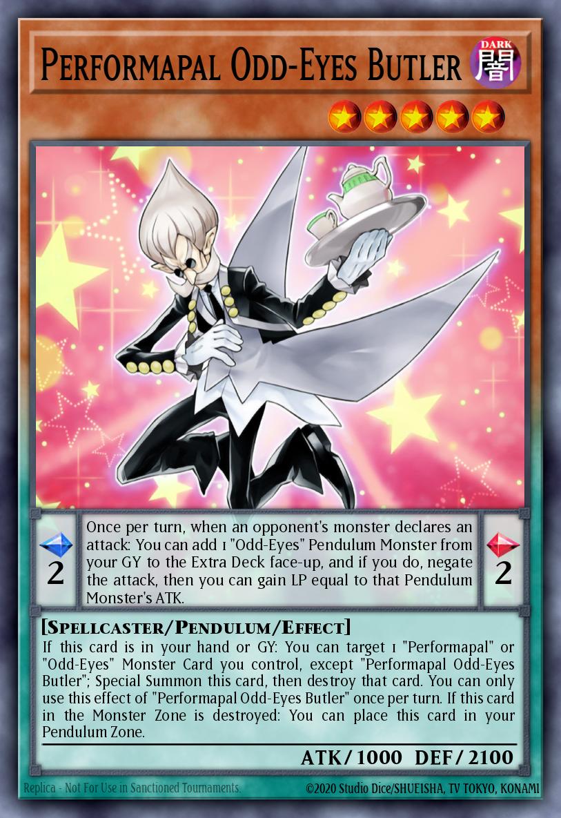 Performapal Odd-Eyes Butler - Legendary Arc-V Decks Yu-Gi-Oh! spoiler