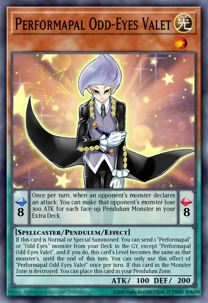 Performapal Odd-Eyes Valet - Legendary Arc-V Decks Yu-Gi-Oh! spoiler