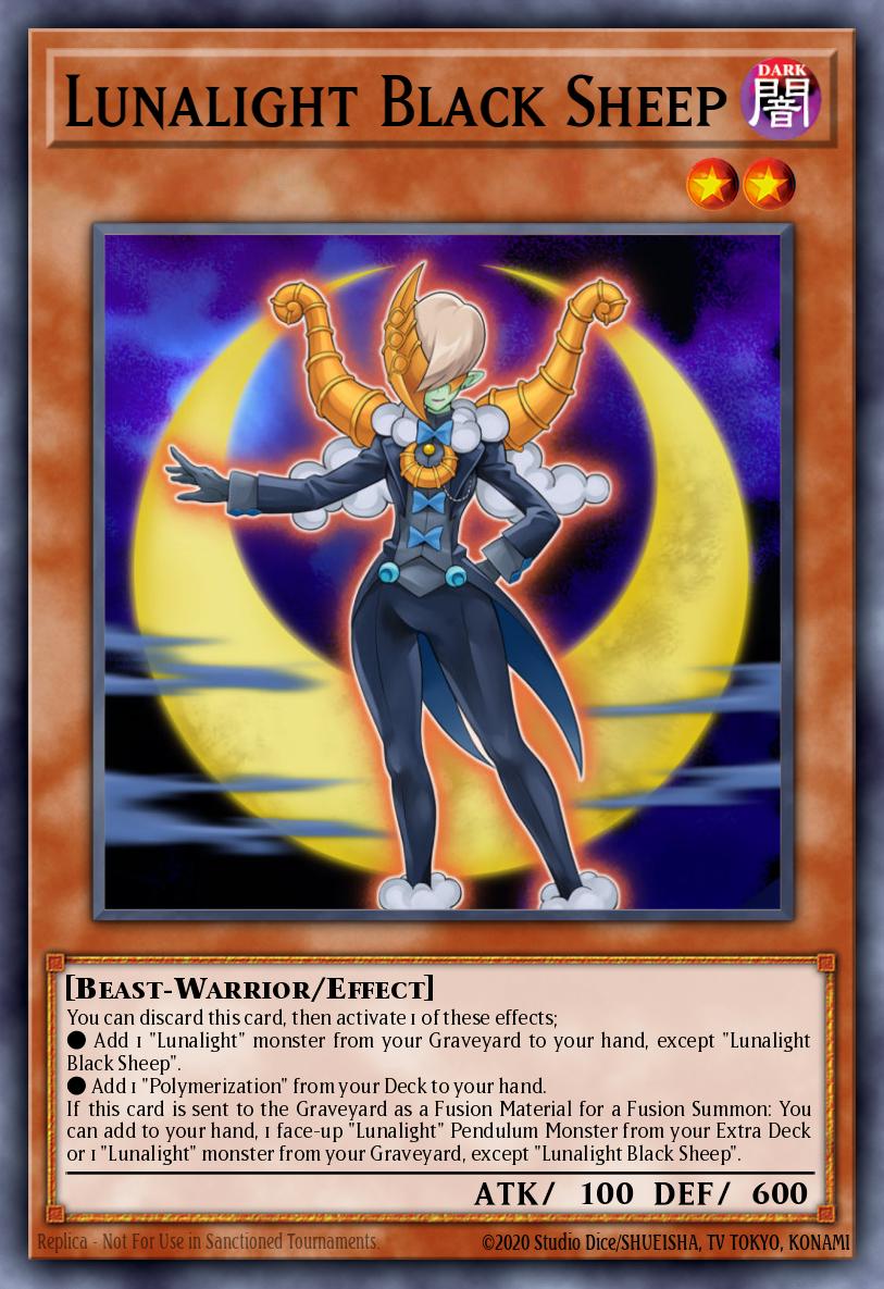 Lunalight Black Sheep - Legendary Arc-V Decks Yu-Gi-Oh! spoiler