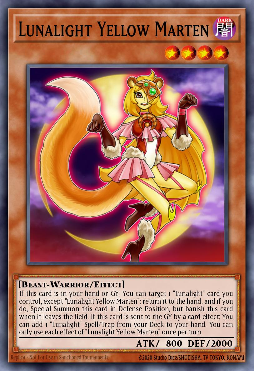 Lunalight Yellow Marten - Legendary Arc-V Decks Yu-Gi-Oh! spoiler