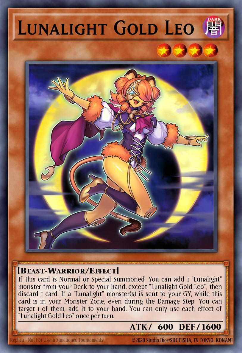 Lunalight Gold Leo - Legendary Arc-V Decks Yu-Gi-Oh! spoiler