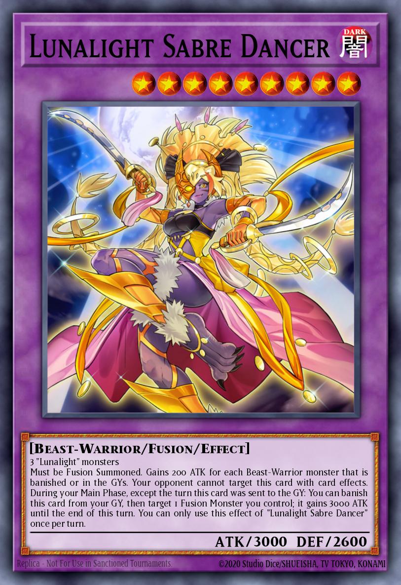 Lunalight Sabre Dancer - Legendary Arc-V Decks Yu-Gi-Oh! spoiler