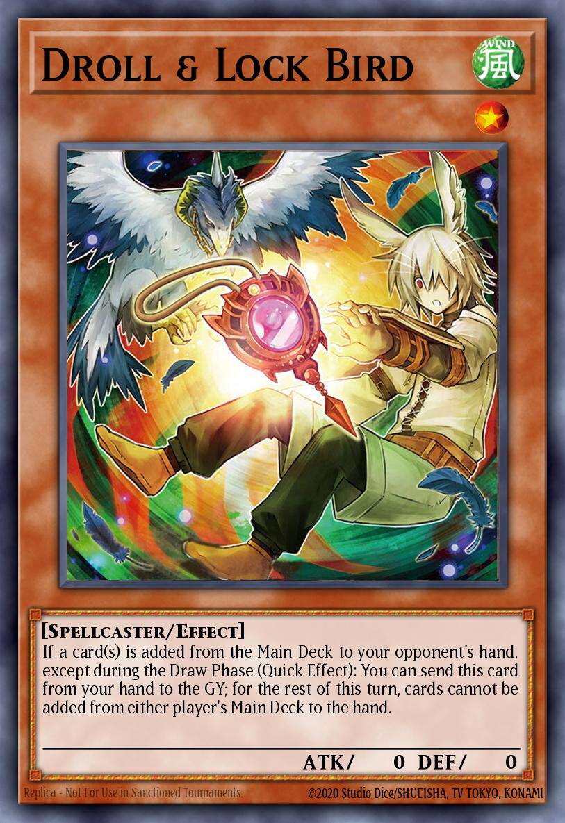 Droll & Lock Bird (LAVD-ENS02) - Legendary Arc-V Decks Yu-Gi-Oh! spoiler