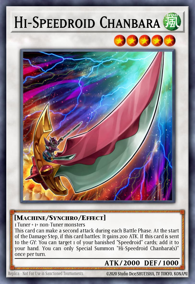 Hi-Speedroid Chanbara - Legendary Arc-V Decks Yu-Gi-Oh! spoiler
