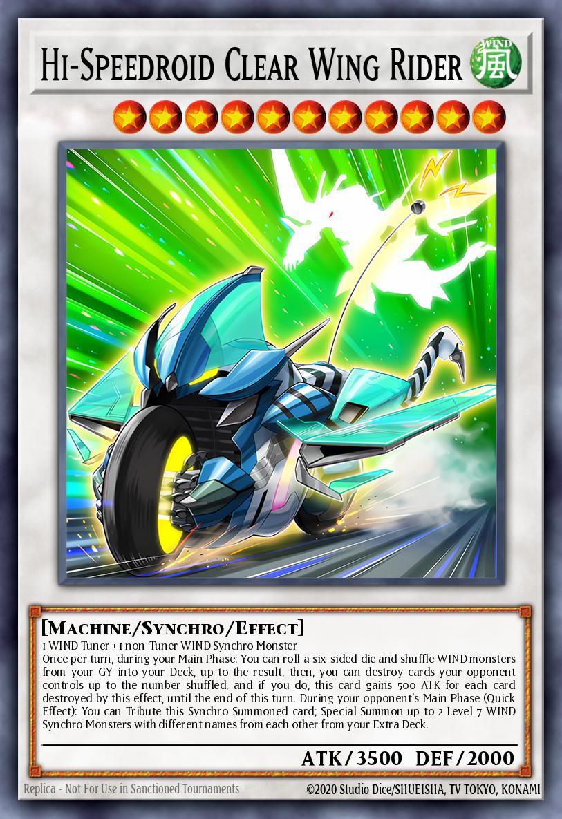 Hi-Speedroid Clear Wing Rider - Legendary Arc-V Decks Yu-Gi-Oh! spoiler