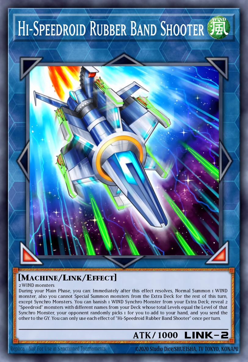 Hi-Speedroid Rubber Band Shooter (UR) - Legendary Arc-V Decks Yu-Gi-Oh! spoiler