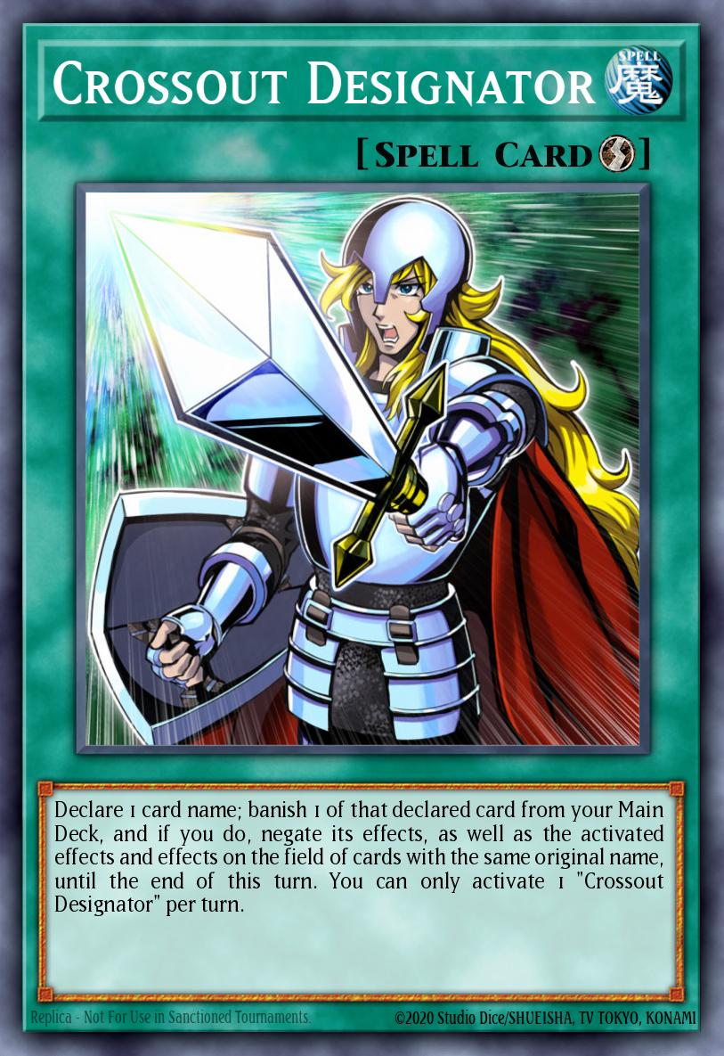 Crossout Designator - Winner's Pack 2026-2027 Yu-Gi-Oh! spoiler