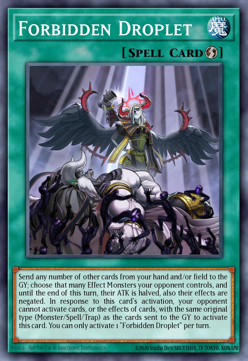 Forbidden Droplet - Winner's Pack 2026-2027 Yu-Gi-Oh! spoiler