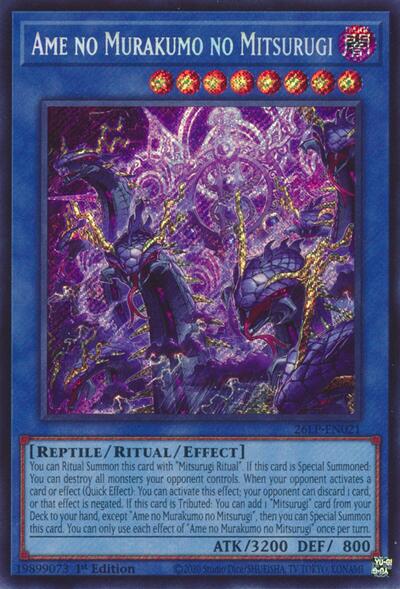 Ame no Murakumo no Mitsurugi (Secret Rare) - Limited Pack World Championship 2026 Yu-Gi-Oh! spoiler