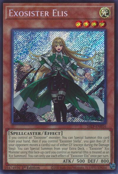 Exosister Elis (Secret Rare) - Limited Pack World Championship 2026 Yu-Gi-Oh! spoiler