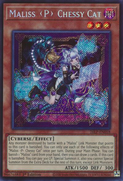 Maliss P Chessy Cat (Secret Rare) - Limited Pack World Championship 2026 Yu-Gi-Oh! spoiler