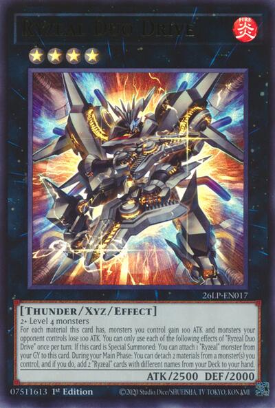 Ryzeal Duo Drive - Limited Pack World Championship 2026 Yu-Gi-Oh! spoiler