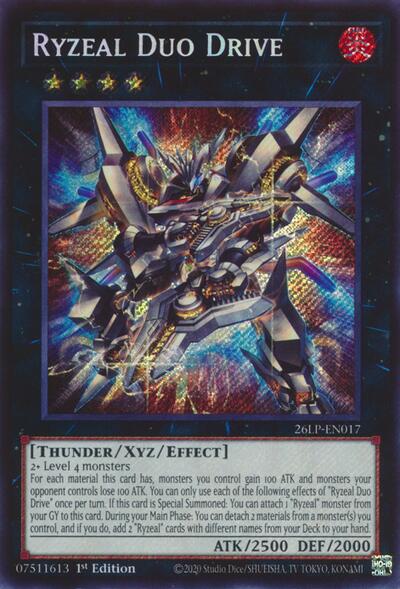 Ryzeal Duo Drive (Secret Rare) - Limited Pack World Championship 2026 Yu-Gi-Oh! spoiler