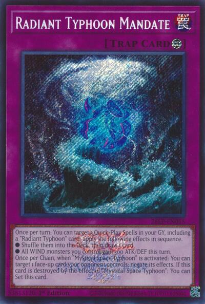 Radiant Typhoon Mandate (Emblazoned Secret Rare)