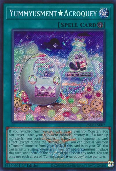 YummyusmentAcroquey (Emblazoned Secret Rare)