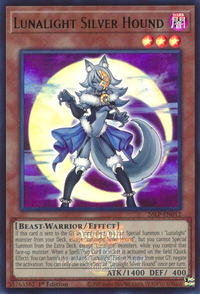 Lunalight Silver Hound (Emblazoned)