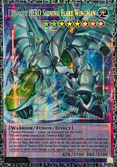 Favorite HERO Shining Flare Wingman (GMR) - Magnificent Monsters Yu-Gi-Oh! spoiler