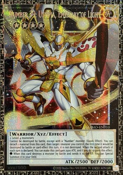 Number 39: Utopia, Emissary of Light (GMR) - Magnificent Monsters Yu-Gi-Oh! spoiler