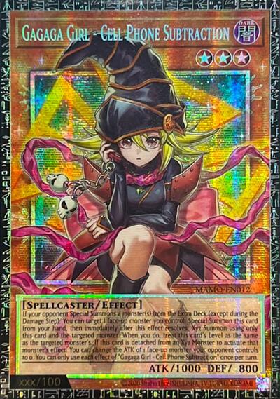 Gagaga Girl - Cell Phone Subtraction (GMR) - Magnificent Monsters Yu-Gi-Oh! spoiler