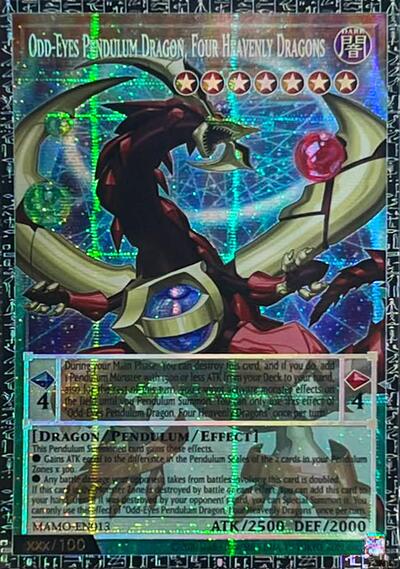 Odd-Eyes Pendulum Dragon, Four Heavenly Dragons (GMR) - Magnificent Monsters Yu-Gi-Oh! spoiler